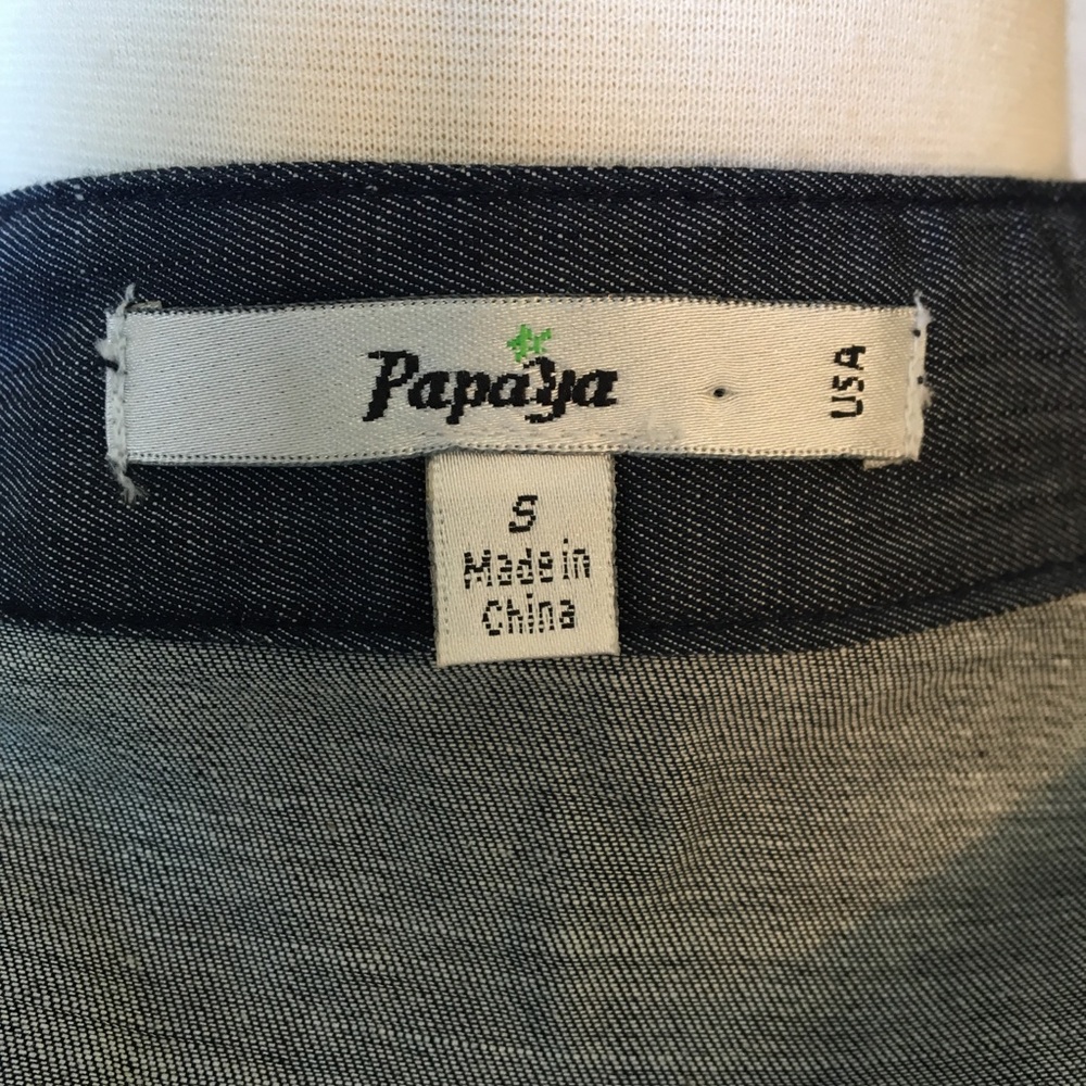 Denim Vest with Zip - Picture 7 of 8